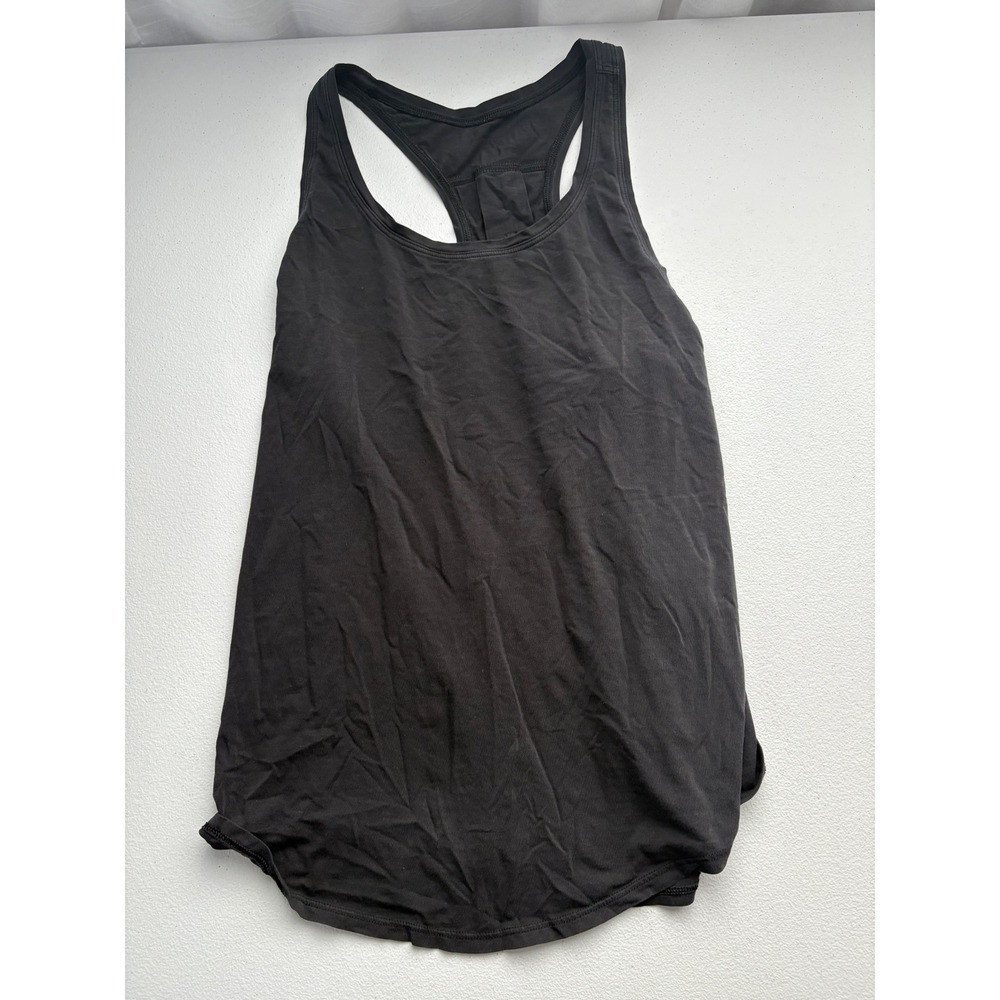 Lululemon‎ Black Tank Top Racerback Athletic Yoga Workout Sleeveless